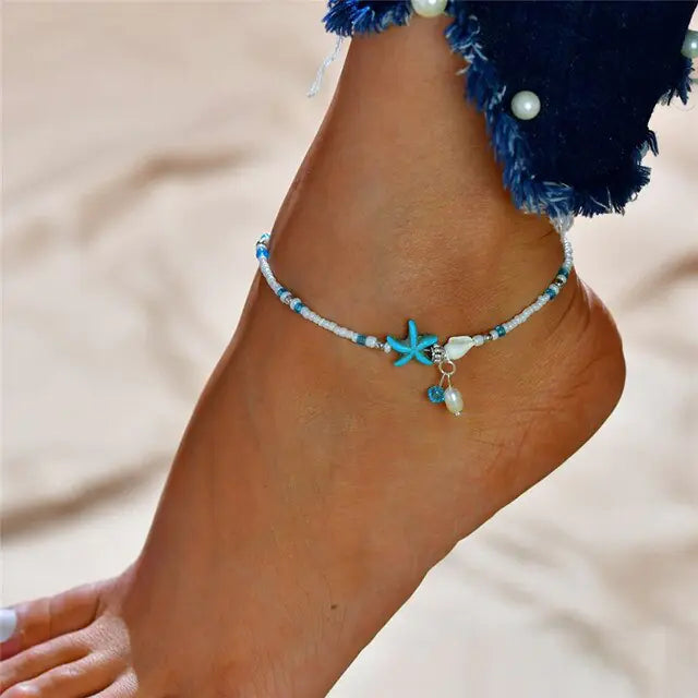 Turtle Symbol Pendant Foot / Anklet Chain